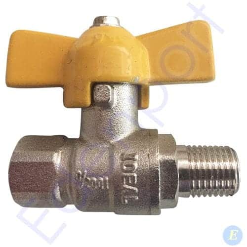 AGA T-Head Ball Valves - M/F