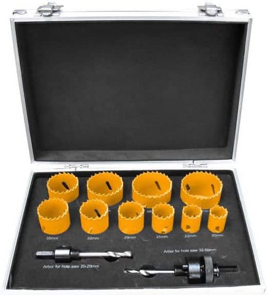 Bi-metal Hole Saw Set 12pcs Trade