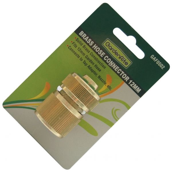 Hose Connector - 12MM Brass