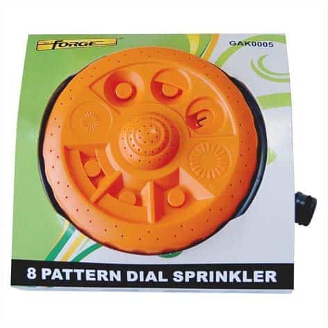 8 Pattern Dial Sprinkler