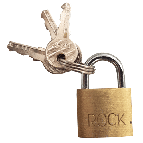 Brass Padlock to Suit Locking Tank Tap