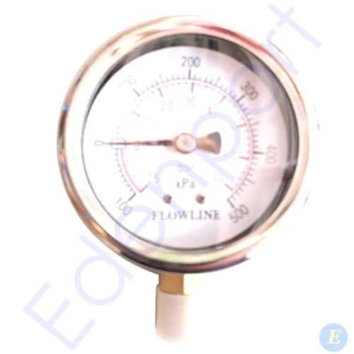 Compound Gauge 60mm Bottom Entry 70 PSI - 15 PSI