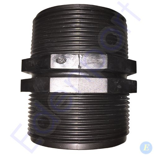 Poly Hex Nipples - Threaded